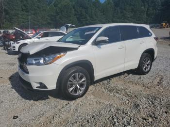  Salvage Toyota Highlander