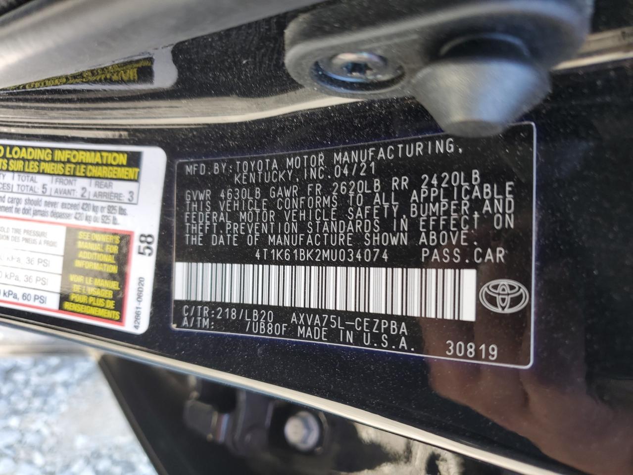 Toyota Camry Xse Image 9