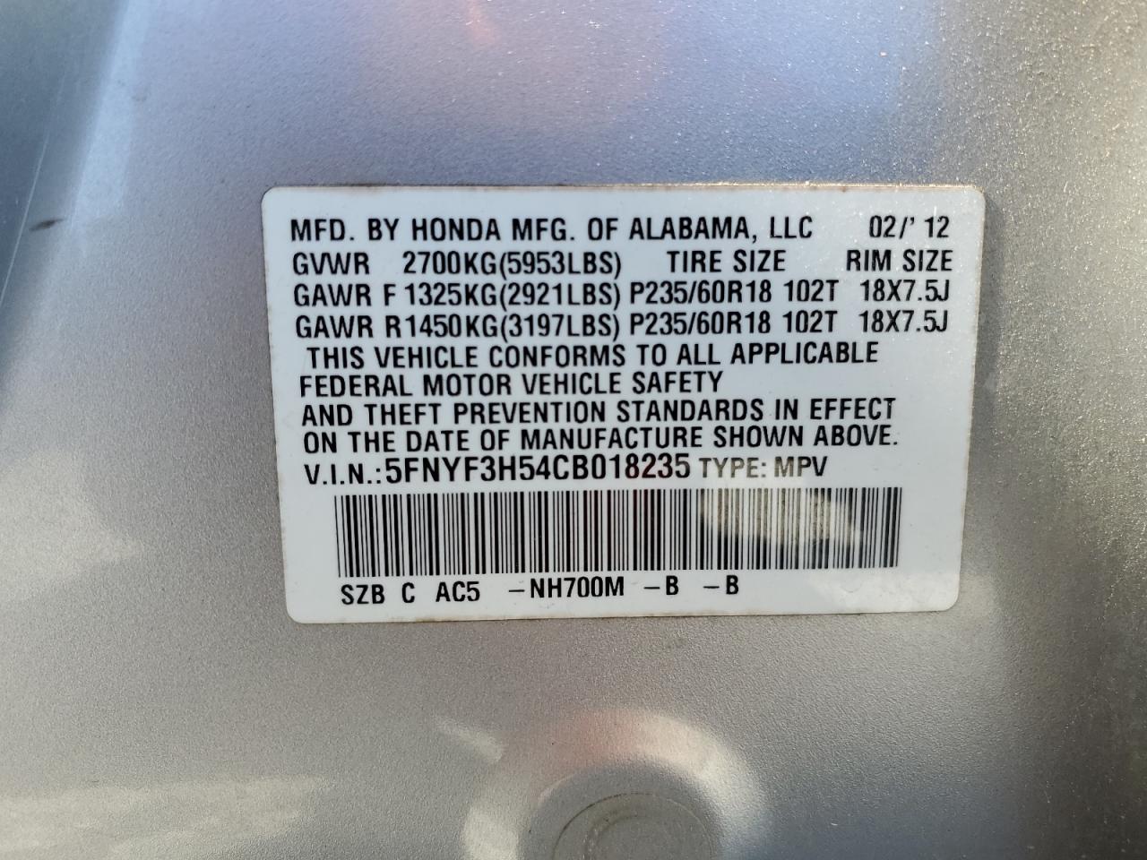 Honda Pilot Exl Image 5