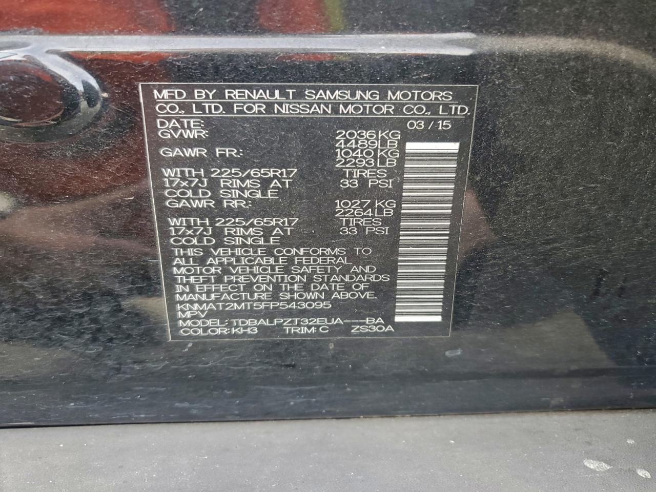 Nissan Rogue S Image 13