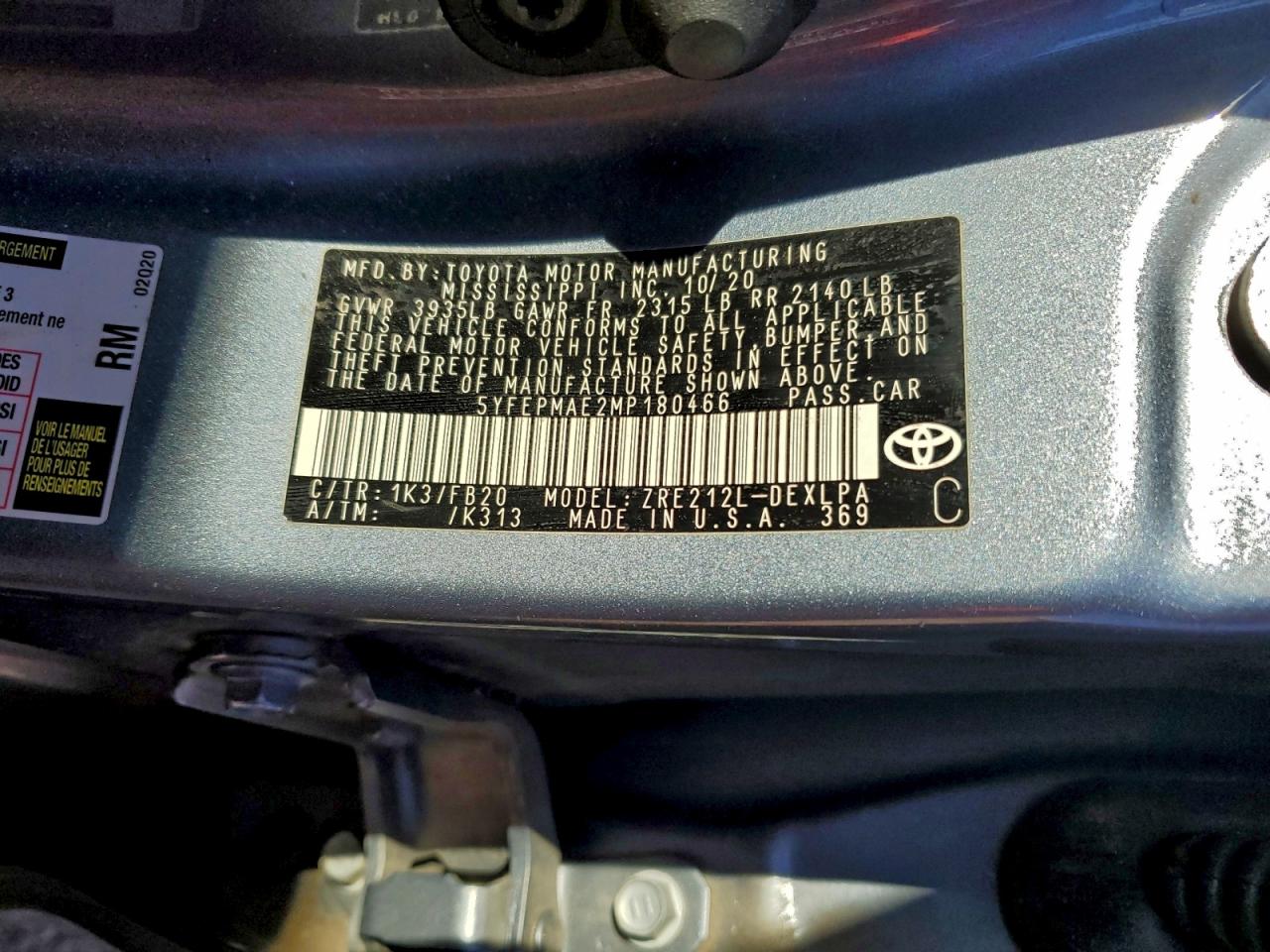 Toyota Corolla Le Image 9