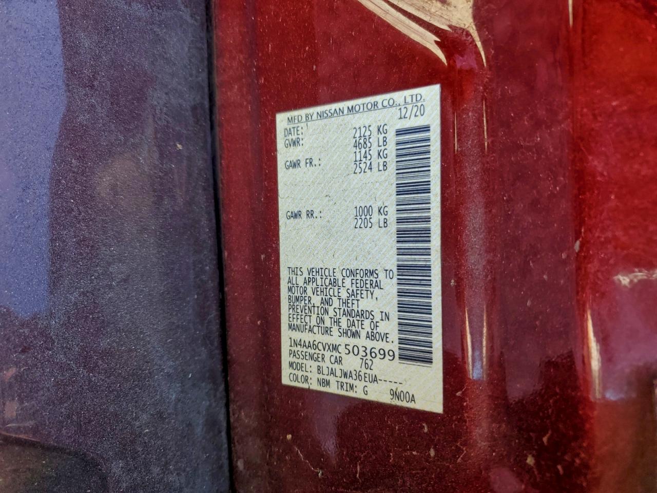 Nissan Maxima Sv Image 6