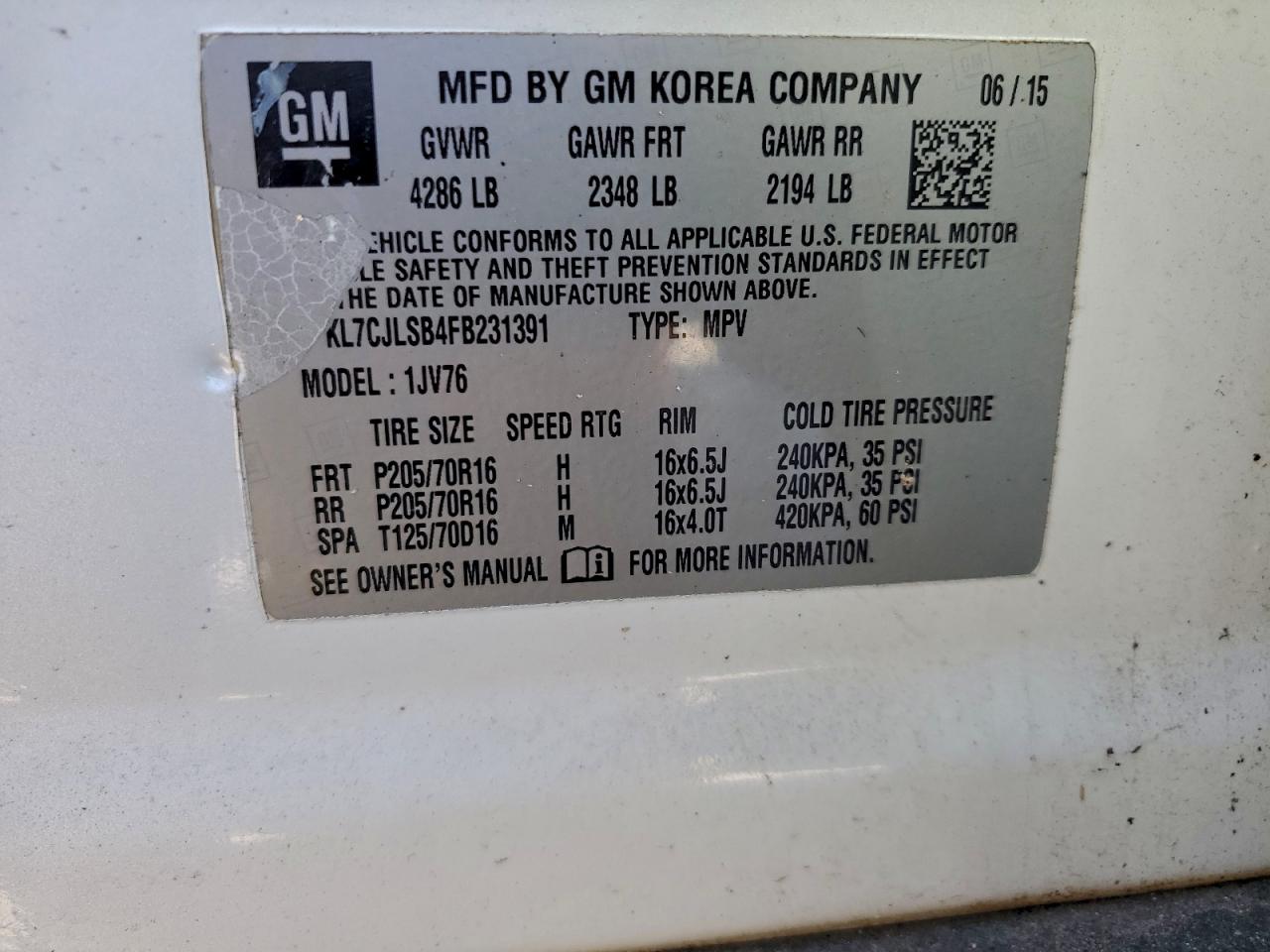 Chevrolet Trax 1lt Image 13