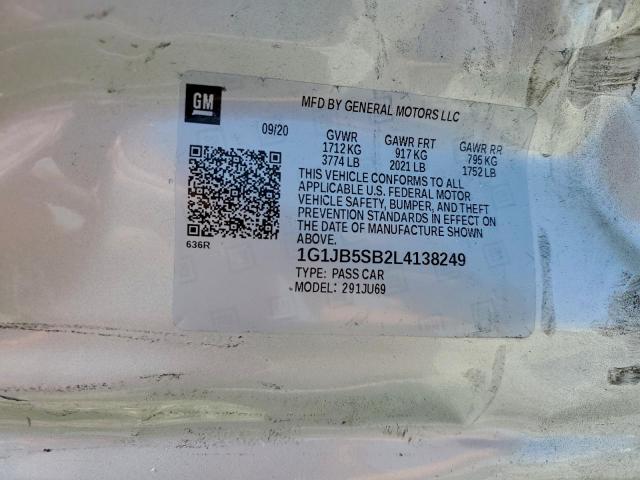 Chevrolet Sonic Ls Image 7