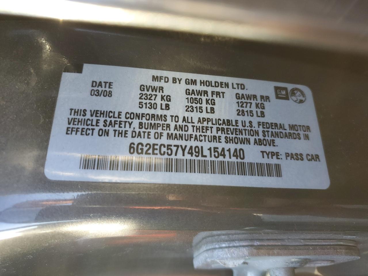 Pontiac G8 Gt Image 8