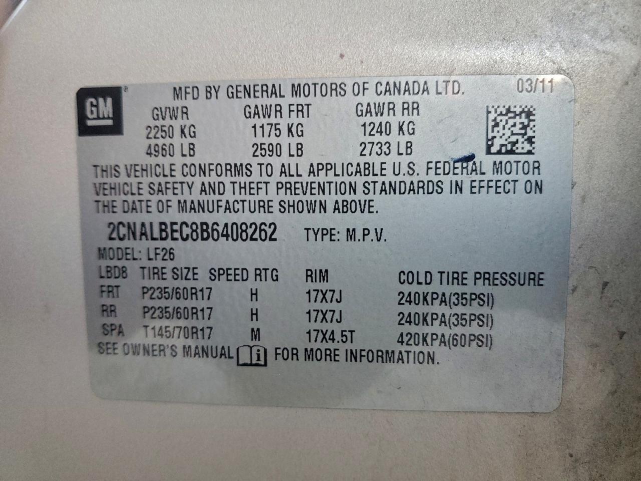 Chevrolet Equinox Ls Image 9