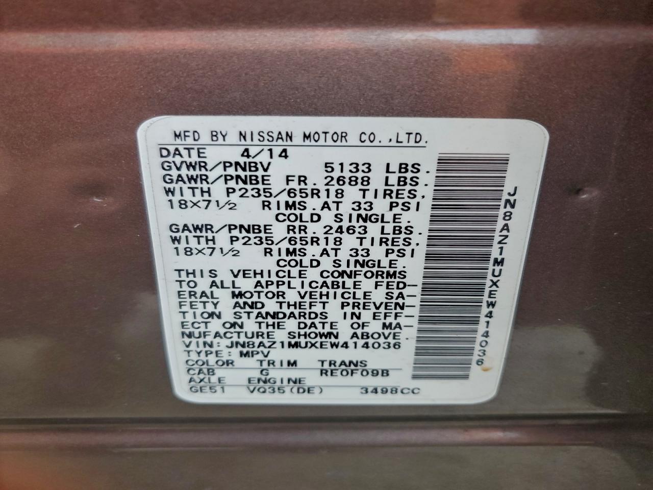 Nissan Murano S Image 7