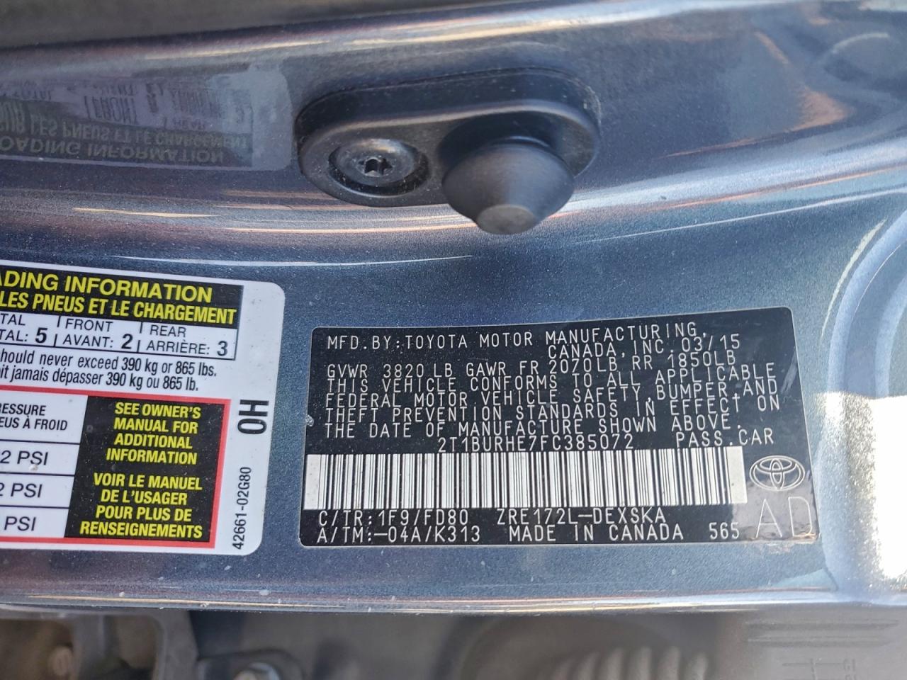 Toyota Corolla L Image 5