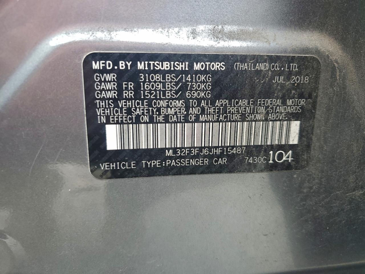 Mitsubishi Mirage G4 Es Image 12