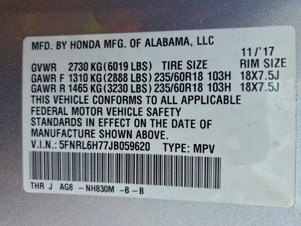 Honda Odyssey Exl Image 12