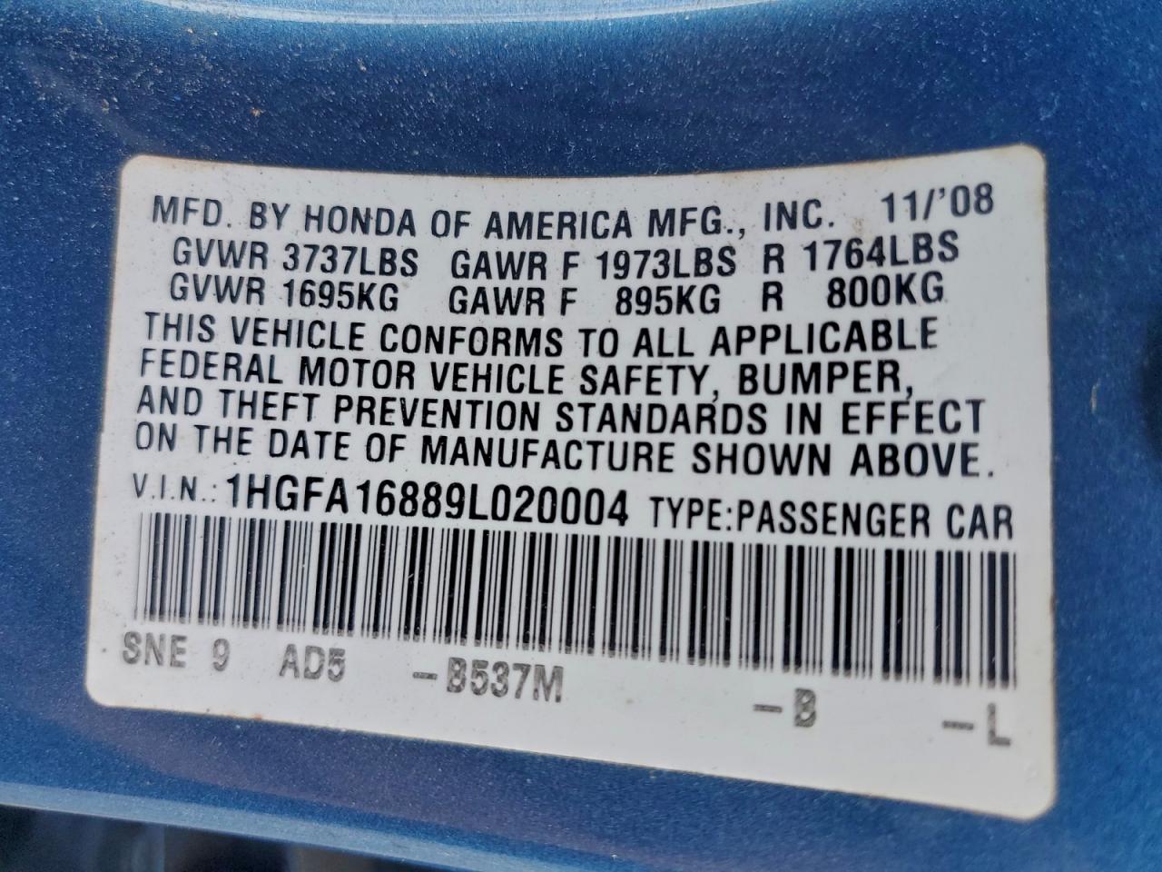 Honda Civic Ex Image 13