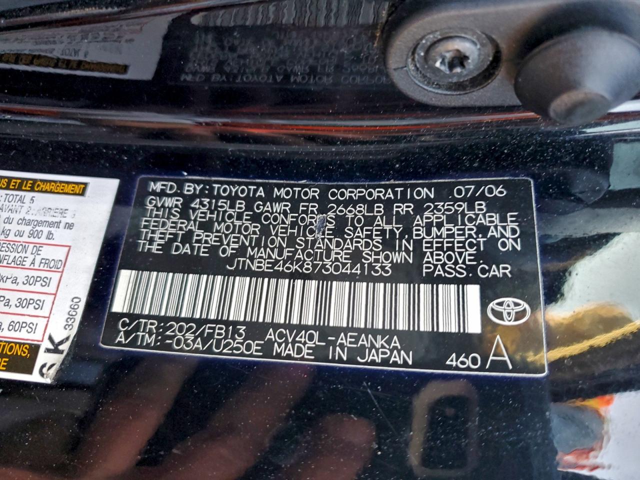 Toyota Camry Ce Image 11