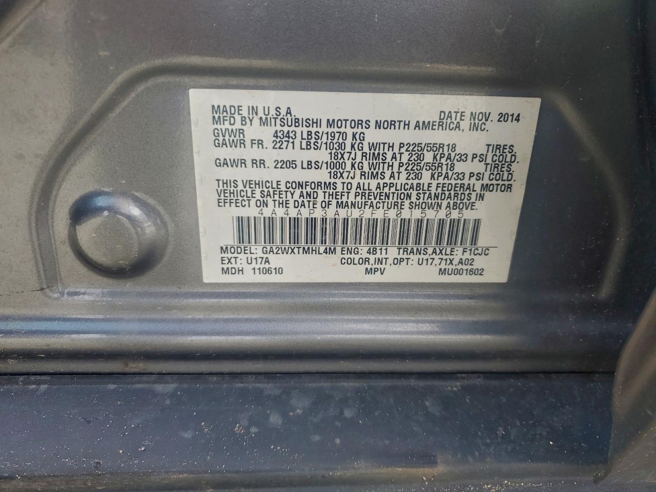 Mitsubishi Outlander Es Image 5