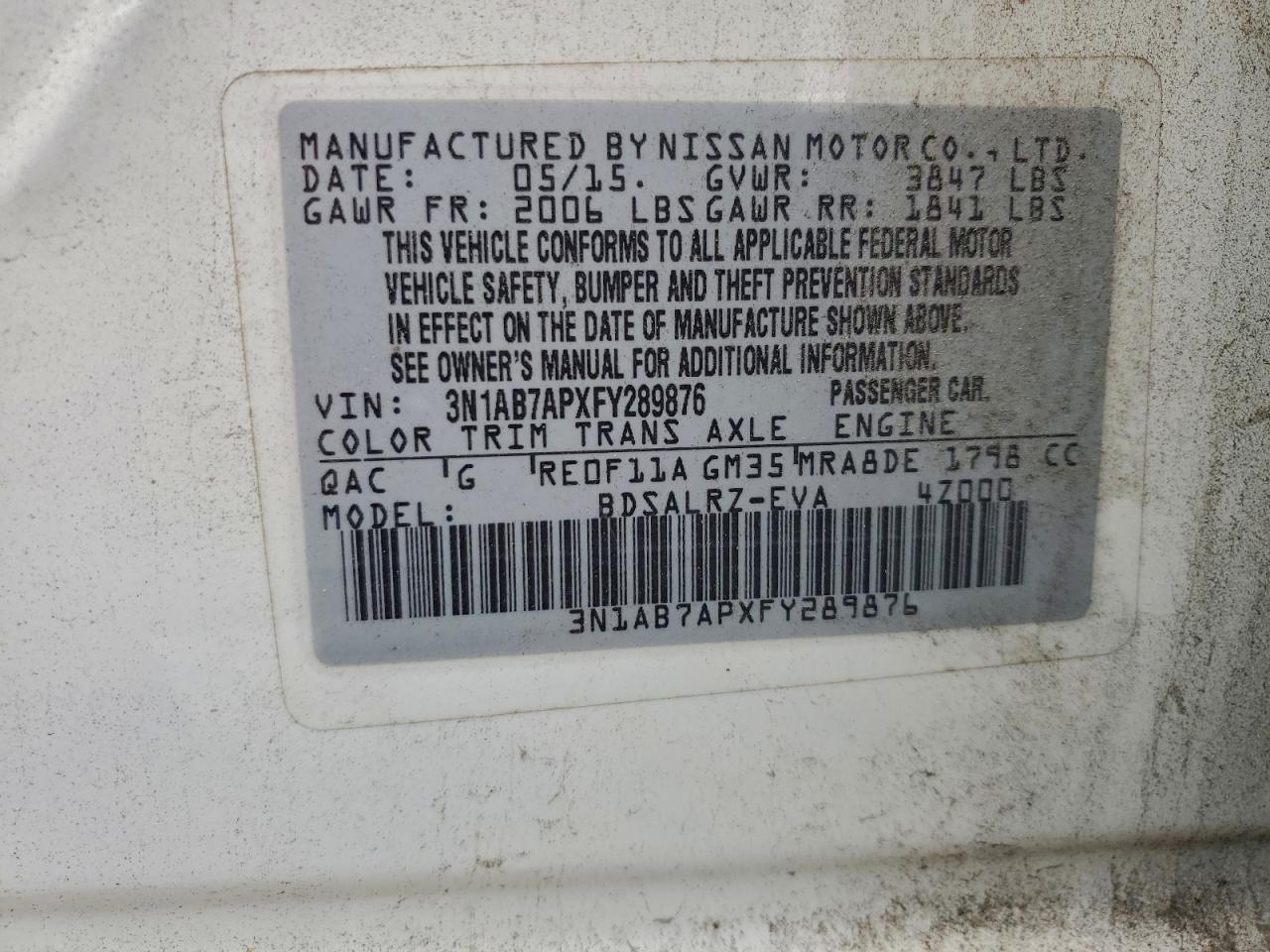 Nissan Sentra S Image 11