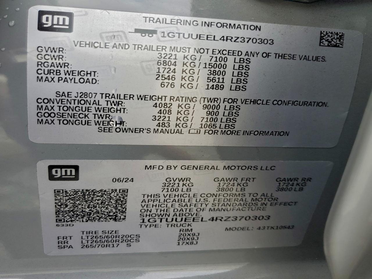 GMC Sierra K1500 At4 Image 8