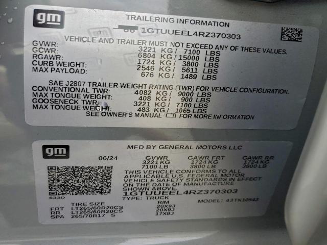 GMC Sierra K1500 At4 Image 8