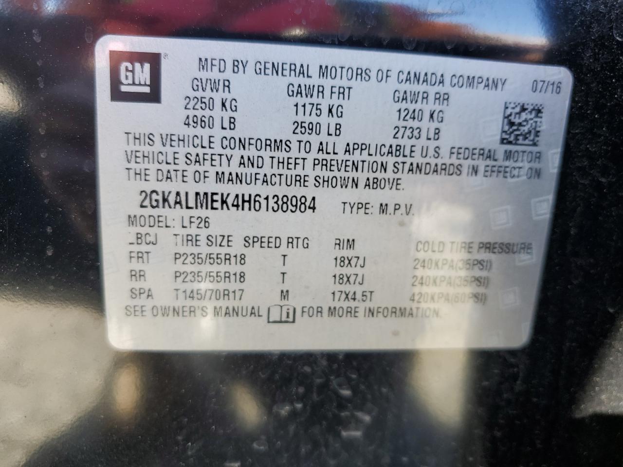 GMC Terrain Sle Image 14